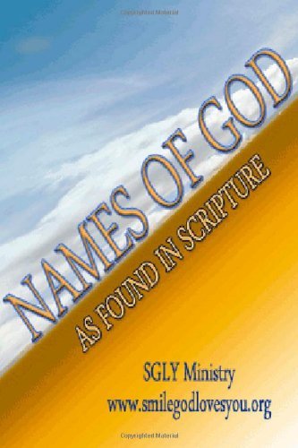 Cover for Sgly Ministry · Names of God: As Found in Scripture (Paperback Book) (2012)