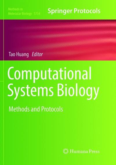 Cover for Computational Systems Biology (Book) [Softcover reprint of the original 1st ed. 2018 edition] (2019)