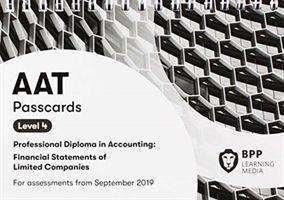 Cover for BPP Learning Media · AAT Financial Statements of Limited Companies: Passcards (Spiral Book) (2019)