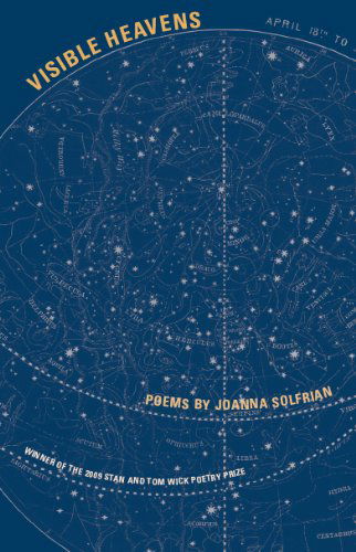 Cover for Joanna Solfrian · Visible Heavens - Wick Poetry First Book (Paperback Book) (2010)