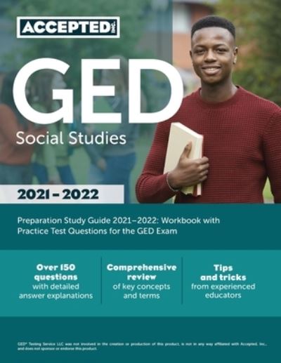 Cover for Inc Accepted · GED Social Studies Preparation Study Guide 2021-2022 (Paperback Book) (2020)