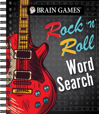 Cover for Publications International Ltd · Brain Games - Rock 'n' Roll Word Search (Spiral Book) (2020)