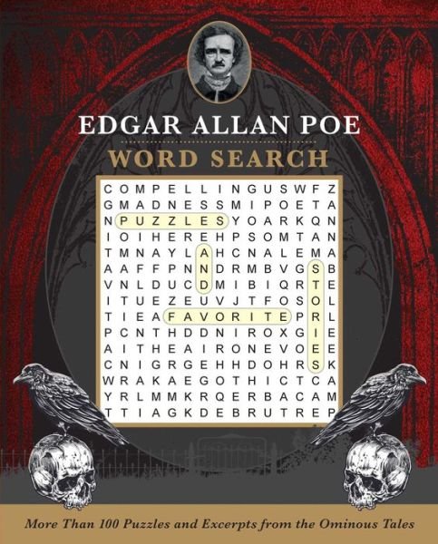 Cover for Editors of Thunder Bay Press · Edgar Allan Poe Word Search (Paperback Book) (2024)
