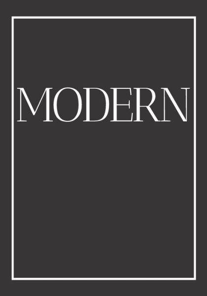 Cover for Contemporary Interior Design · Modern (Paperback Book) (2019)