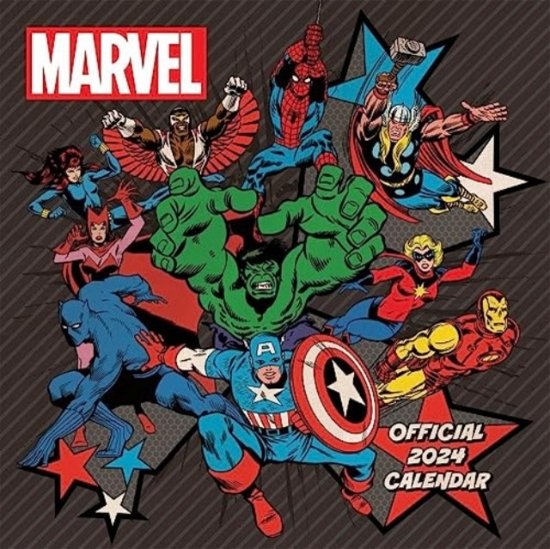 Cover for Official Marvel Comics 2024 Square Wall Calendar (Calendar) (2023)
