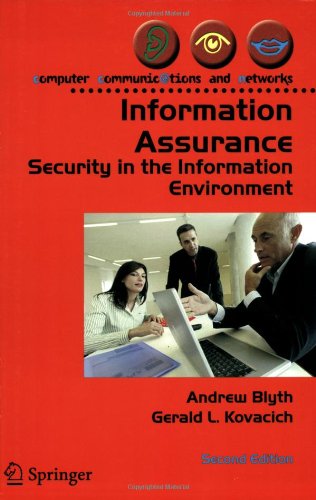 Cover for Andrew Blyth · Information Assurance: Security in the Information Environment - Computer Communications and Networks (Paperback Book) [2nd ed. 2006 edition] (2006)