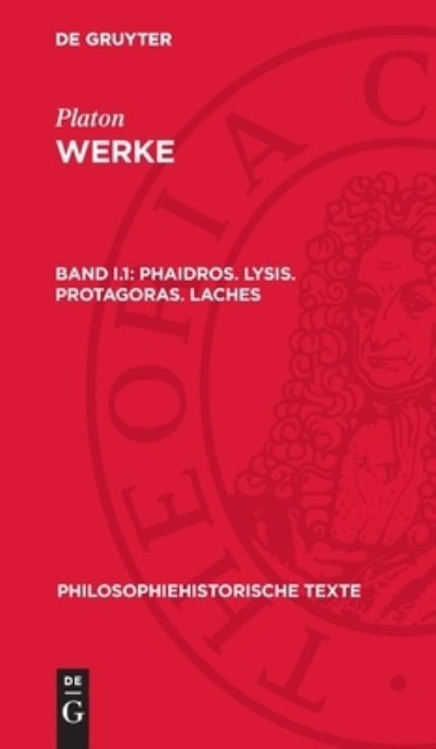 Cover for Friedrich Daniel Ernst Schleiermacher · Phaidros. Lysis. Protagoras. Laches (Book) (1984)