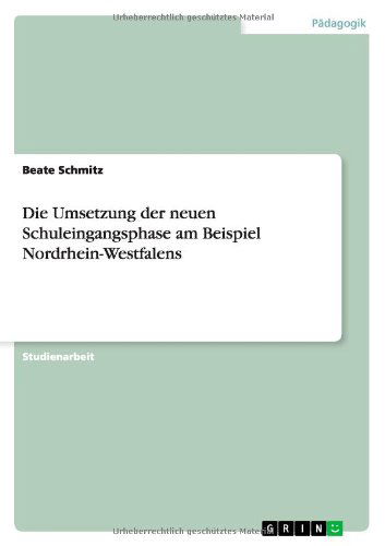 Cover for Schmitz · Die Umsetzung der neuen Schulei (Book) [German edition] (2011)
