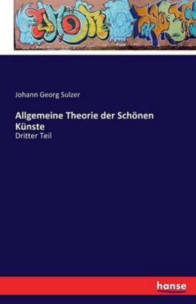 Cover for Sulzer · Allgemeine Theorie der Schönen K (Book) (2016)