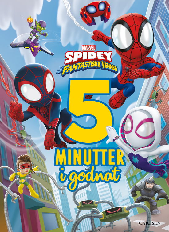 Cover for Marvel · Fem minutter i godnat: Fem minutter i godnat - Spidey (Inbunden Bok) [1:a utgåva] (2024)