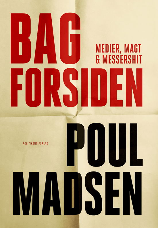 Poul Madsen · Bag forsiden (Sewn Spine Book) [1º edição] (2022)