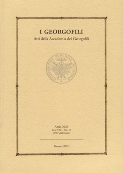 Cover for Edizioni Polistampa · I Georgofili (Paperback Book) (2022)