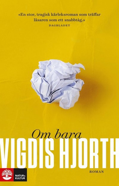 Cover for Vigdis Hjorth · Om bara (Bound Book) (2022)