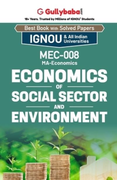 Cover for Gullybaba Com Panel · Mec-08 Economics of Social Sector and Environment (Pocketbok) (2011)