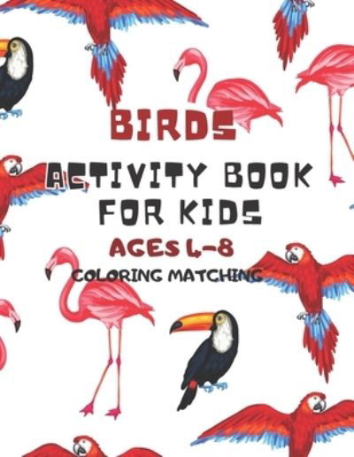 Cover for Lubawi Books · Birds Activity Book For Kids (Paperback Bog) (2020)