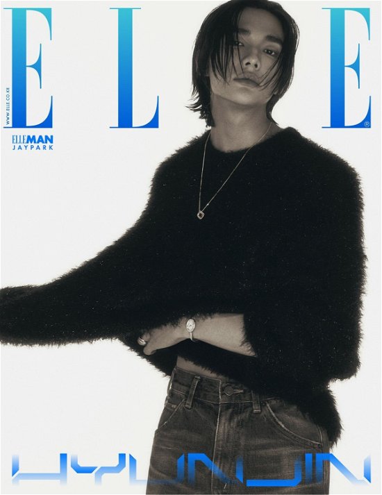 Cover for HYUNJIN (STRAY KIDS) · ELLE KOREA MAY 2024 (Magasin) [B edition] (2024)