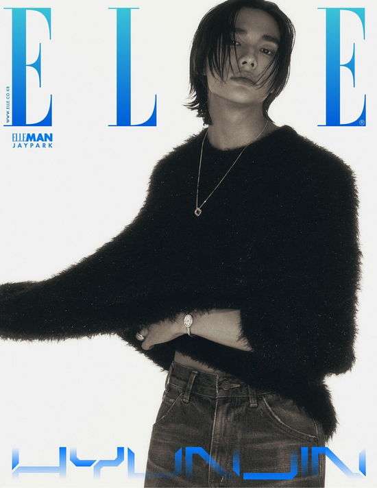 Cover for HYUNJIN (STRAY KIDS) · ELLE KOREA MAY 2024 (Blad) [B edition] (2024)