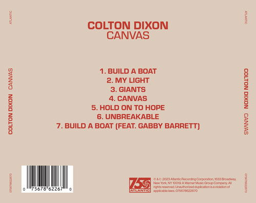 Canvas - Colton Dixon - Muzyka - Atlantic Mod - 0075678622670 - 28 kwietnia 2023