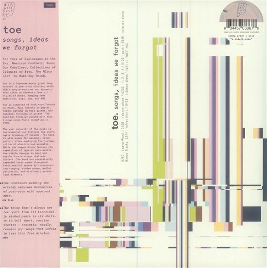 Cover for Toe · Songs, Ideas We Forgot (LP) (2022)