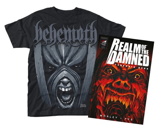 Cover for Behemoth · Realm of the Damned 2 (Ts + Book) (Bekleidung) [size S] [Black edition] (2016)