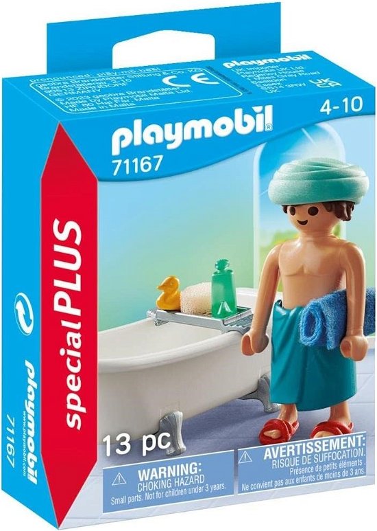 Cover for Playmobil · Playmobil Specials Man in Badkuip - 71167 (Toys)