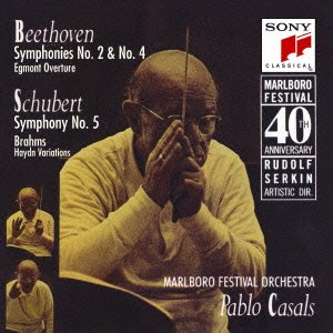 Cover for Pablo Casals · Beethoven: Symphonies No. 2 &amp; No. 4 Schubert: Symphony No. 5 Etc (CD) [Japan Import edition] (2013)