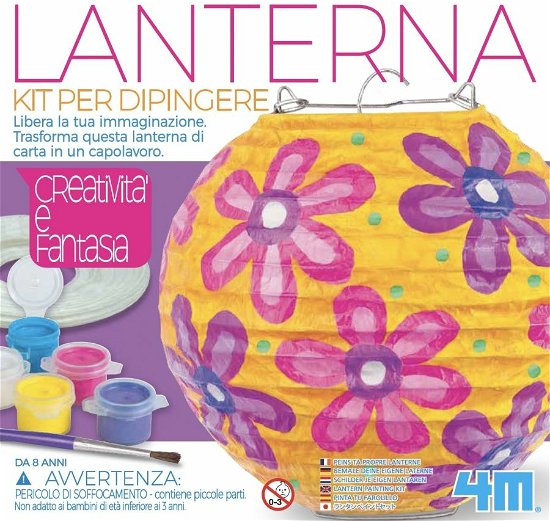 4m - Creativita' E Fantasia - Lanterna Kit Per Dipingere - 4m - Produtos - 4M Industrial Development - 4893156047670 - 