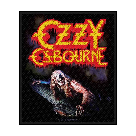 Ozzy Osbourne Standard Woven Patch: Bark At The Moon - Ozzy Osbourne - Koopwaar - PHD - 5055339760670 - 19 augustus 2019