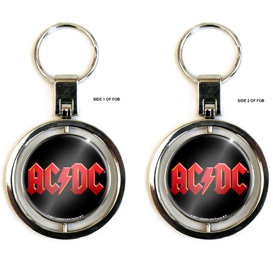 AC/DC Keychain: Logo (Spinner) - AC/DC - Mercancía - Unlicensed - 5056170605670 - 