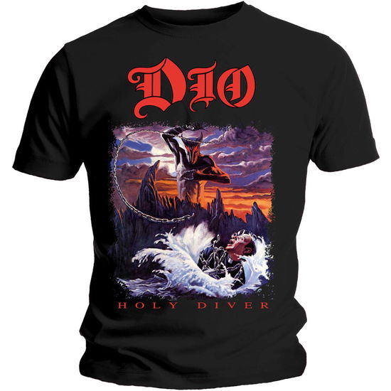 Dio Unisex Tee: Holy Diver - Dio - Koopwaar - MERCHANDISE - 5056170618670 - 9 januari 2020