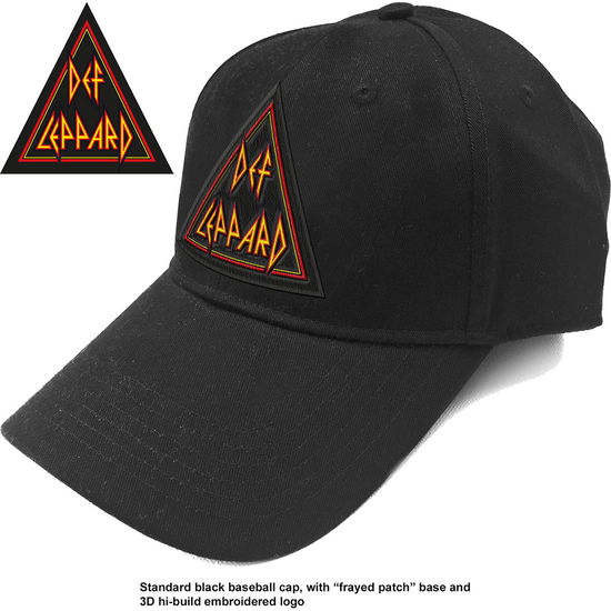 Def Leppard: Tri Logo Baseball (Cappello) - Def Leppard - Música - ROCK OFF - 5056170676670 - 