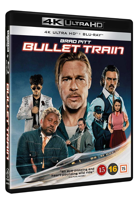 Cover for Bullet Train (4K UHD + Blu-ray) (2022)