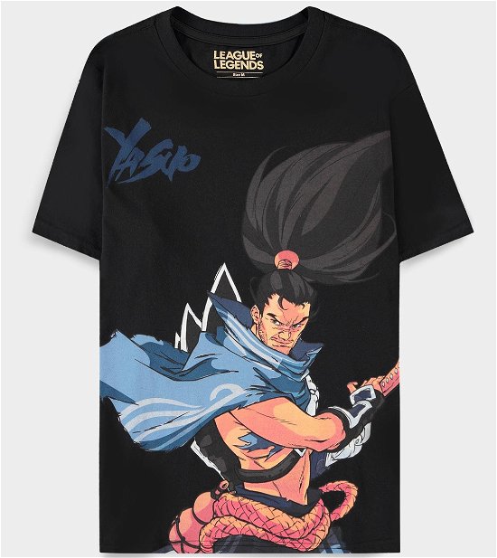 Cover for League Of Legends · Yasuo Men'S Short Sleeved T-Shirt - L Short Sleeved T-Shirts M Black (Blu-ray)
