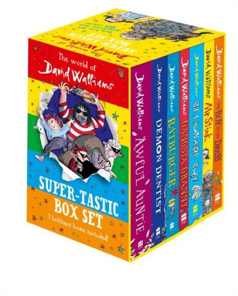 Cover for David Walliams · The World of David Walliams: Super-Tastic Box Set (Bog) (2016)