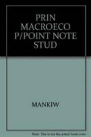 Cover for Mankiw · Prin Macroeco P/Point Note Stud (Taschenbuch) (2003)
