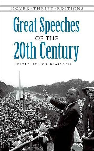 Cover for Bob Blaisdell · Great Speeches of the 20th Century - Thrift Editions (Paperback Book) [Green edition] (2011)