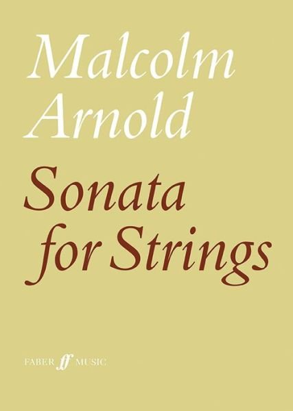 Cover for Malcolm Arnold · Sonata for Strings : Score (Paperback Book) (2007)