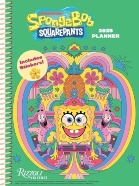 SpongeBob SquarePants 2025 Planner - Inc. Viacom International - Fanituote - Universe Publishing - 9780789344670 - tiistai 13. elokuuta 2024