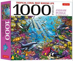 Cover for Tropical Coral Reef Marine Life - 1000 Piece Jigsaw Puzzle: Finished Size 29 in X 20 inch (74 x 51 cm) - Tuttle Specials (SPIL) (2025)