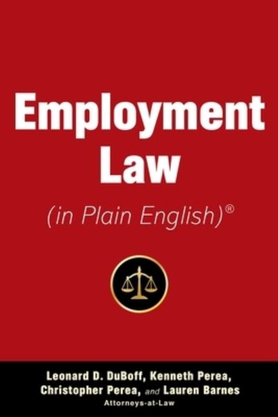 Cover for Leonard D. DuBoff · Employment Law (in Plain English) (Book) (2021)