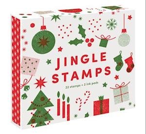 Cover for Princeton Architectural Press · Jingle Stamps: 22 stamps + 2 ink pads (Bog) (2022)