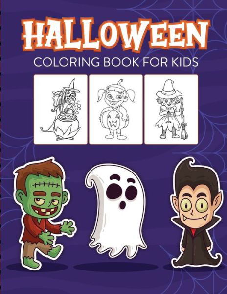 Cover for Paige Cooper · Halloween Coloring Book For Kids: Crafts Hobbies Home for Kids 3-5 For Toddlers Big Kids (Paperback Bog) (2020)