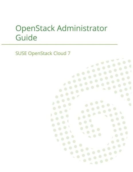 Cover for Suse Llc · SUSE OpenStack Cloud 7 (Pocketbok) (2017)