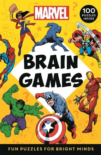 Marvel Brain Games: Fun puzzles for bright minds - Marvel Entertainment International Ltd - Livros - Bonnier Books Ltd - 9781800785670 - 13 de abril de 2023