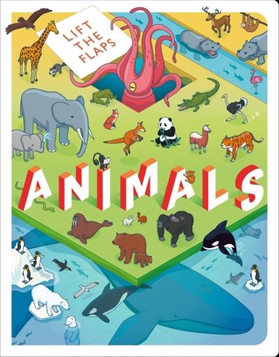 Cover for Autumn Publishing · Lift the Flaps: Animals - Fact Book for Kids (Board book) (2023)