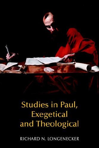 Cover for Richard  N. Longenecker · Studies in Paul, Exegetical and Theological (Paperback Book) (2006)