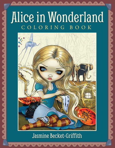 Cover for Jasmine Becket-Griffith · Alice in Wonderland Coloring Book (Paperback Book) (2019)