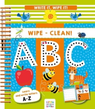 Cover for Little Genius Books · Write It, Wipe It! Wipe-Clean ABC (Spiralbuch) (2022)