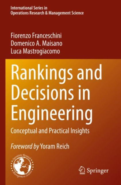 Cover for Fiorenzo Franceschini · Rankings and Decisions in Engineering: Conceptual and Practical Insights - International Series in Operations Research &amp; Management Science (Paperback Book) [2022 edition] (2023)