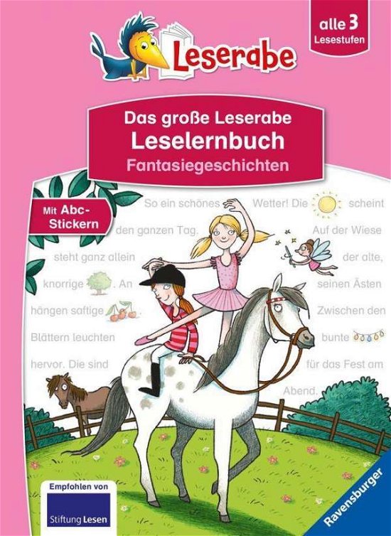 Cover for Uebe, Ingrid; Breitenöder, Julia; Peters, Barbara · Das große Leserabe Leselernbuch: Fantasiegeschichten - Leserabe ab der 1. Klasse - Erstlesebuch fü (Legetøj)